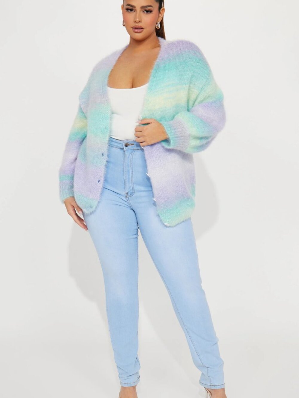 Adara Cardigan - Multi Color 1X - Picture 3 of 6